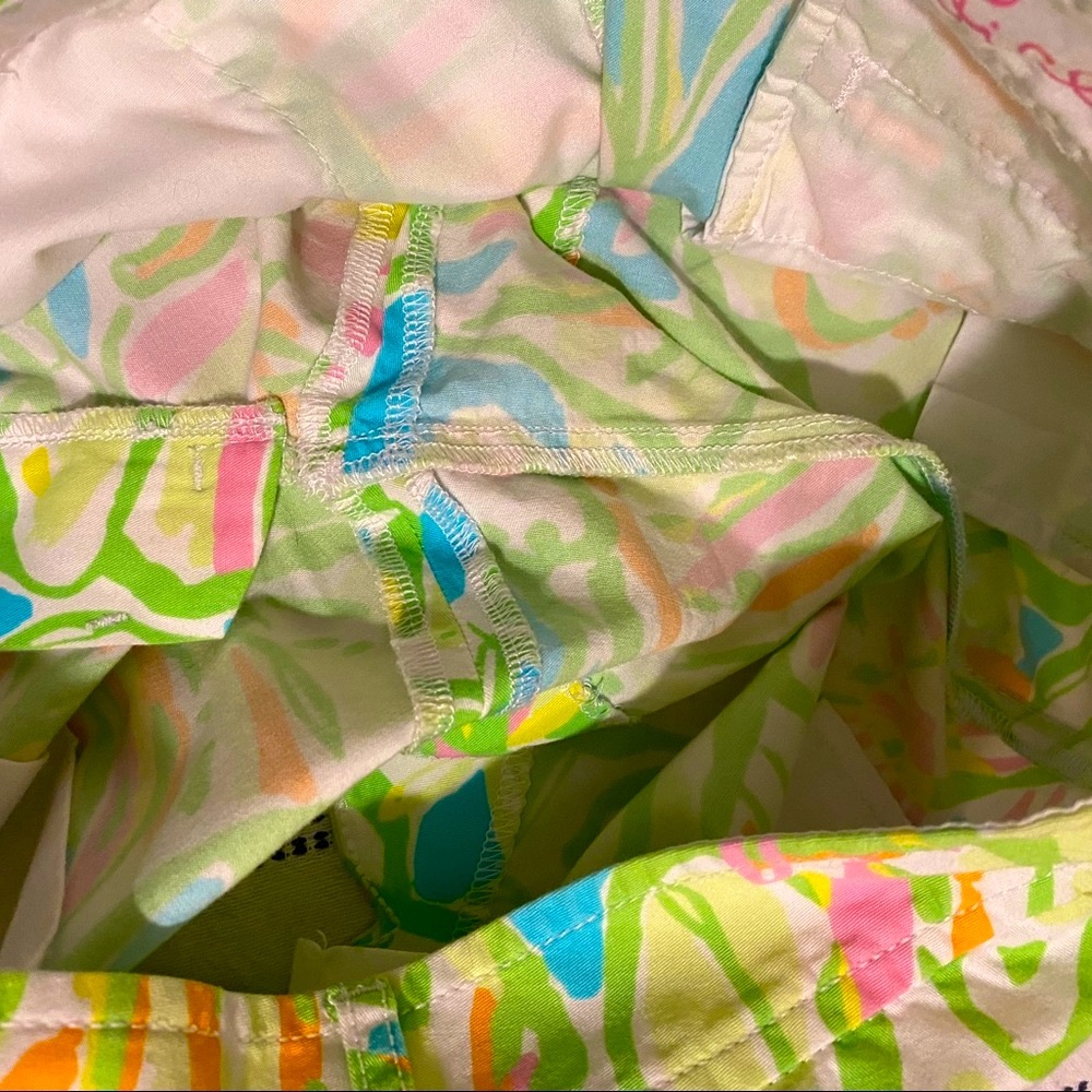 LILLY 🦩 PULITZER BUTTERCUP SHORTS SIZE 00 great condition. EUC 🌸 - Picture 9 of 12